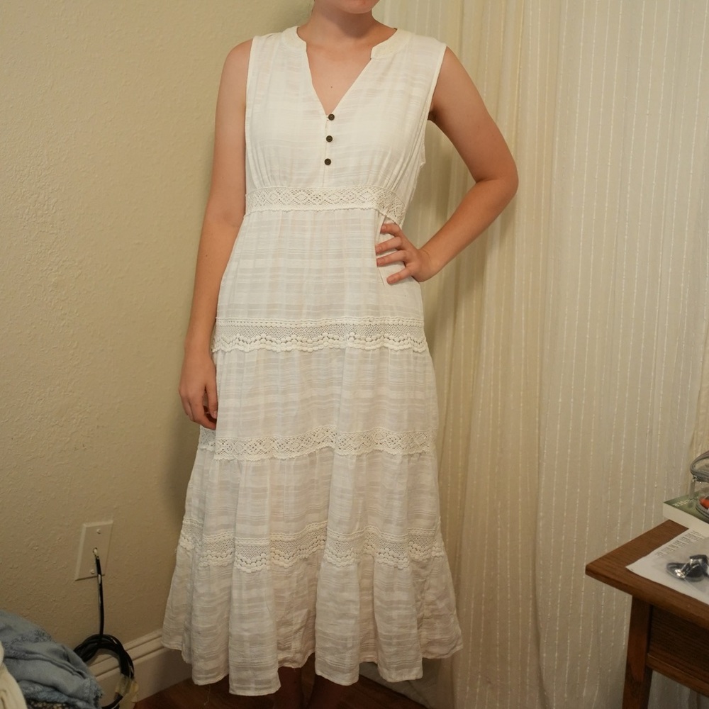 Lacy White Dress | Knox Rose